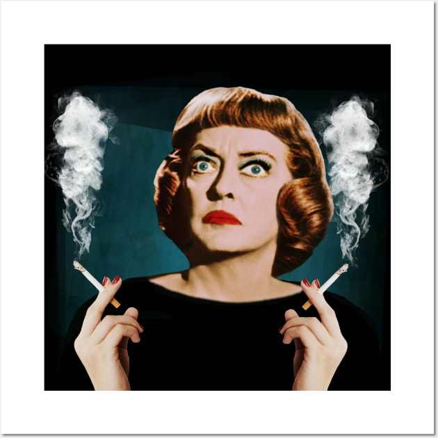 Bette Smoking Wall Art by Indecent Designs